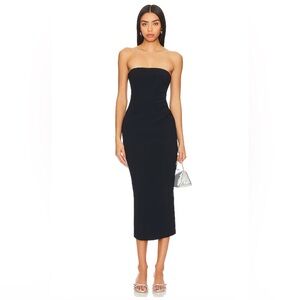 Bec & Bridge Karina Navy Strapless Dress